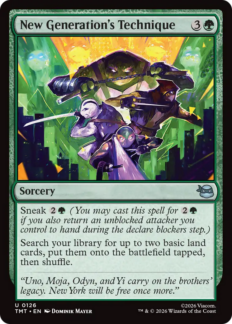 New Generation's Technique [Teenage Mutant Ninja Turtles] | Magic Magpie