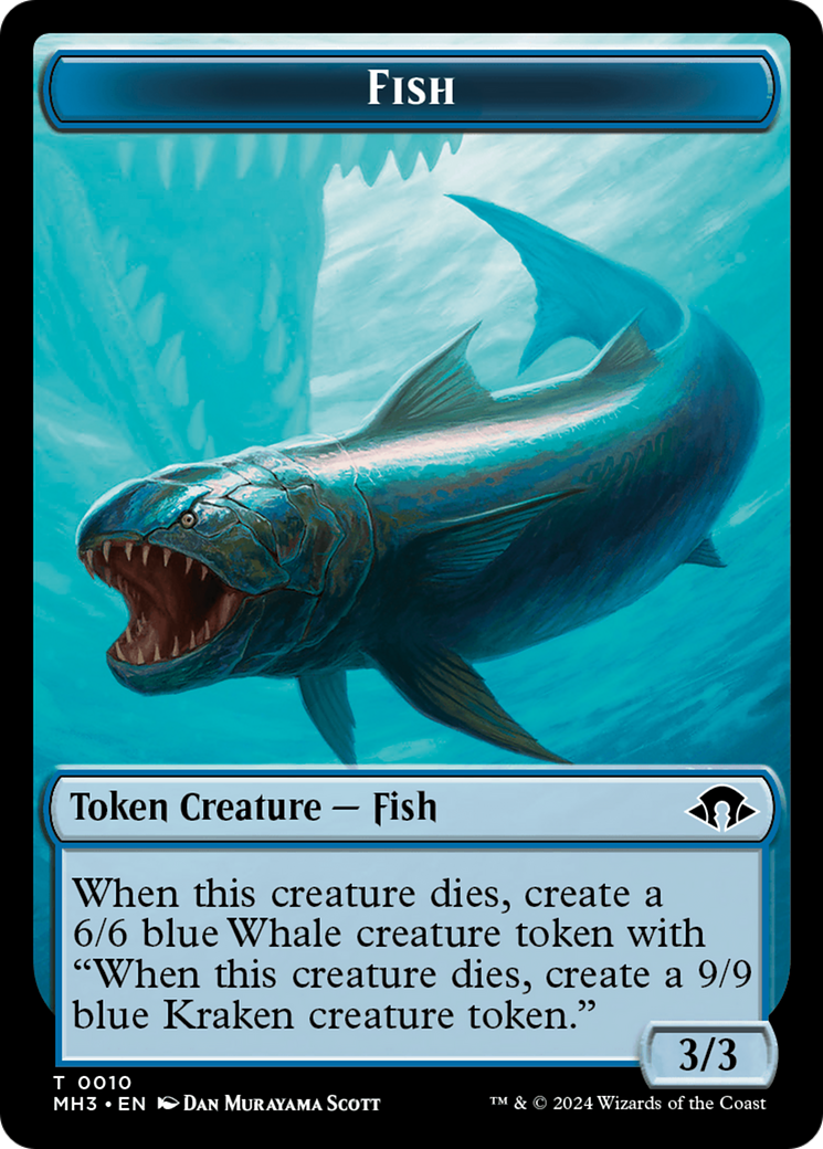 Fish Token [Modern Horizons 3 Tokens] | Magic Magpie