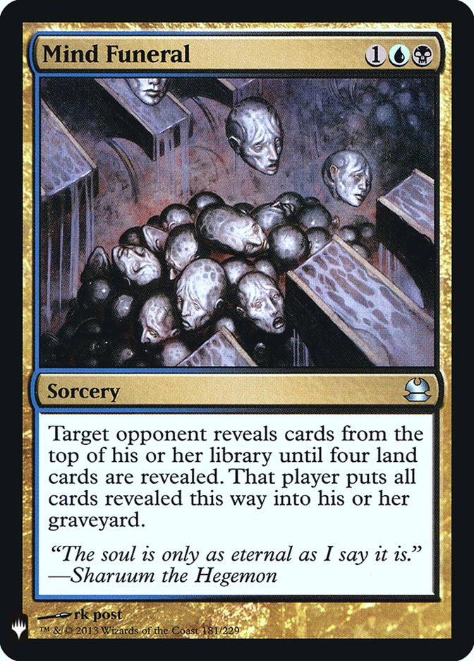 Mind Funeral [Mystery Booster] | Magic Magpie