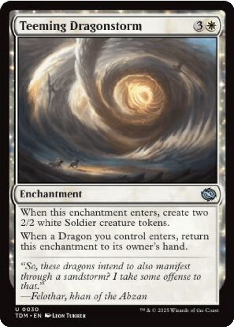Teeming Dragonstorm [Tarkir: Dragonstorm] | Magic Magpie