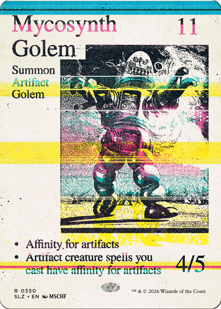 Mycosynth Golem (0350) [Secret Lair x MSCHF: The Zeta Set] | Magic Magpie