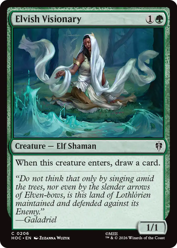 Elvish Visionary [The Hobbit: Eternal-Legal] | Magic Magpie
