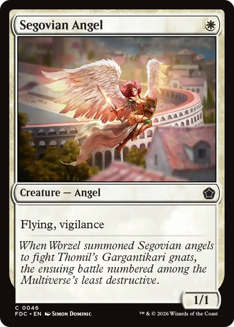 Segovian Angel [Foundations Commander] | Magic Magpie
