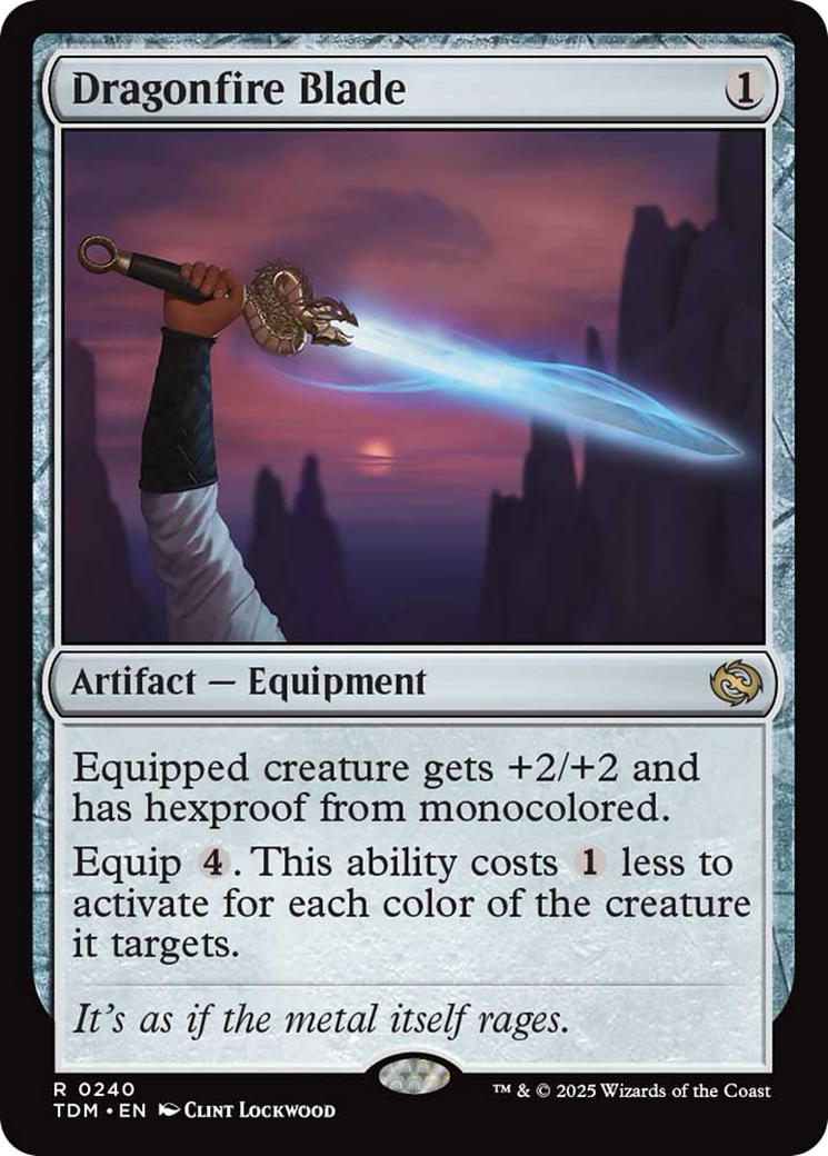 Dragonfire Blade [Tarkir: Dragonstorm] | Magic Magpie