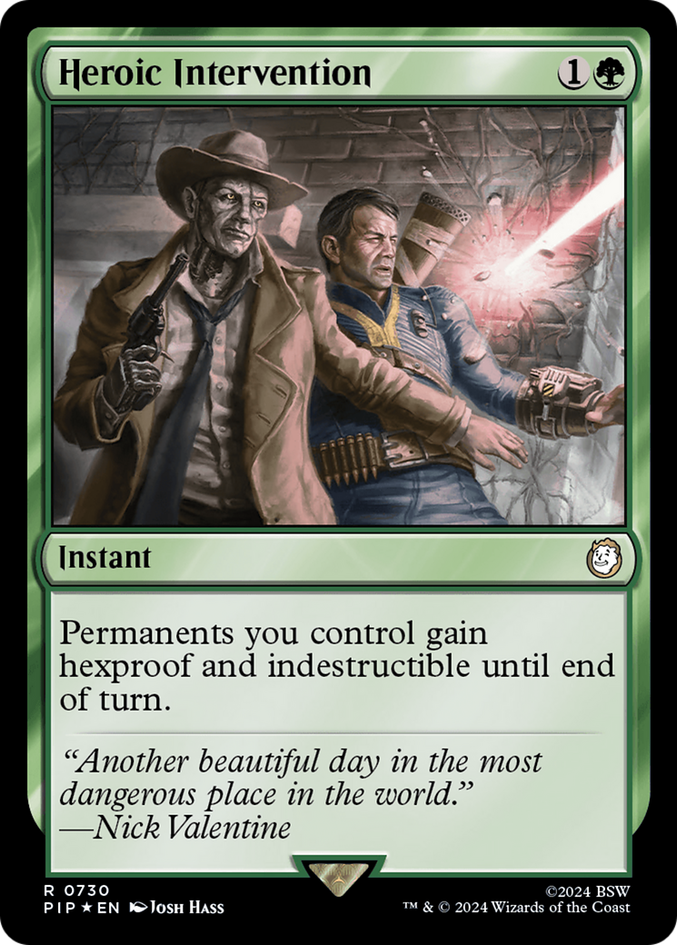 Heroic Intervention (Surge Foil) [Fallout] | Magic Magpie