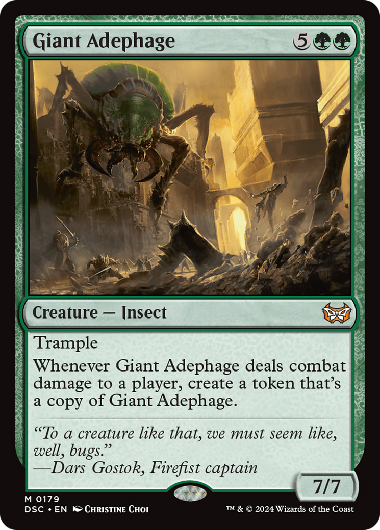 Giant Adephage [Duskmourn: House of Horror Commander] | Magic Magpie