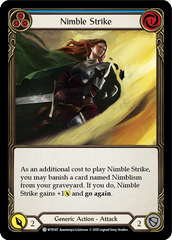 Nimble Strike (Blue) [U-WTR187] (Welcome to Rathe Unlimited)  Unlimited Normal | Magic Magpie