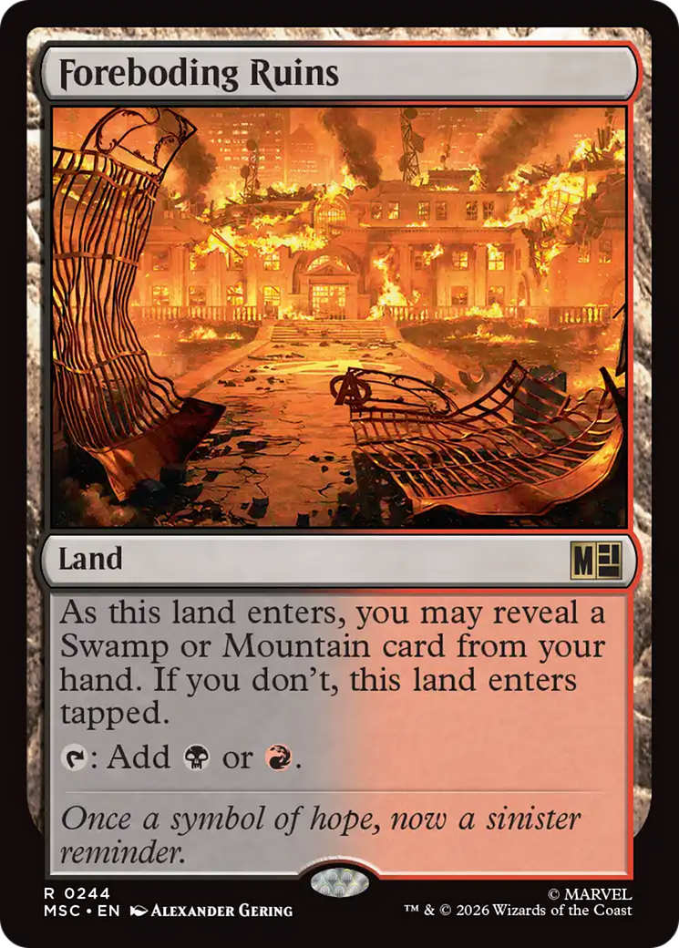 Foreboding Ruins [Marvel Super Heroes Commander] | Magic Magpie