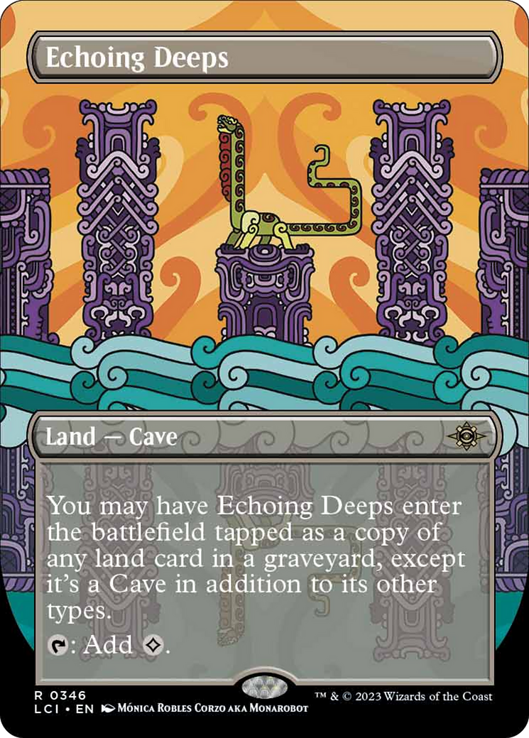 Echoing Deeps (Borderless) [The Lost Caverns of Ixalan] | Magic Magpie