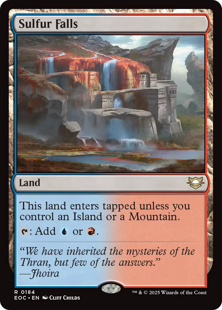 Sulfur Falls [Edge of Eternities Commander] | Magic Magpie