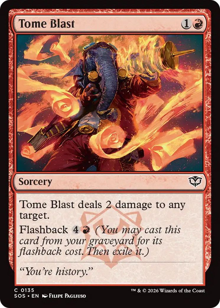 Tome Blast [Secrets of Strixhaven] | Magic Magpie