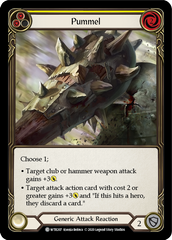 Pummel (Yellow) [U-WTR207] (Welcome to Rathe Unlimited)  Unlimited Rainbow Foil | Magic Magpie