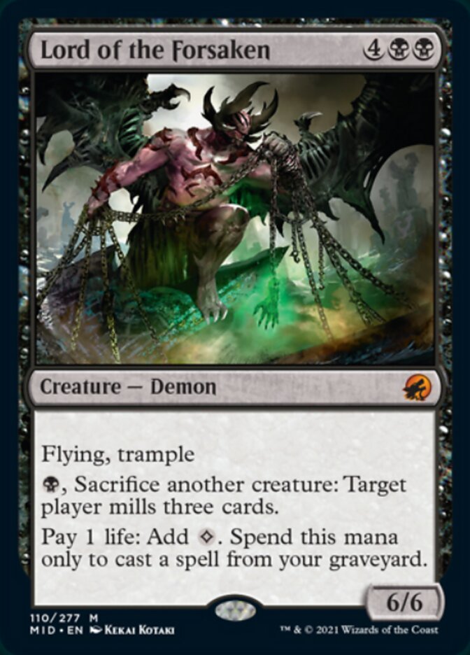 Lord of the Forsaken [Innistrad: Midnight Hunt] | Magic Magpie
