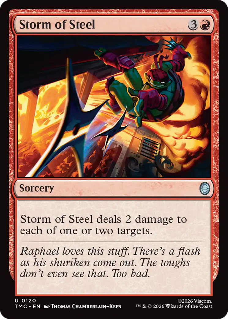 Storm of Steel [Teenage Mutant Ninja Turtles Commander] | Magic Magpie