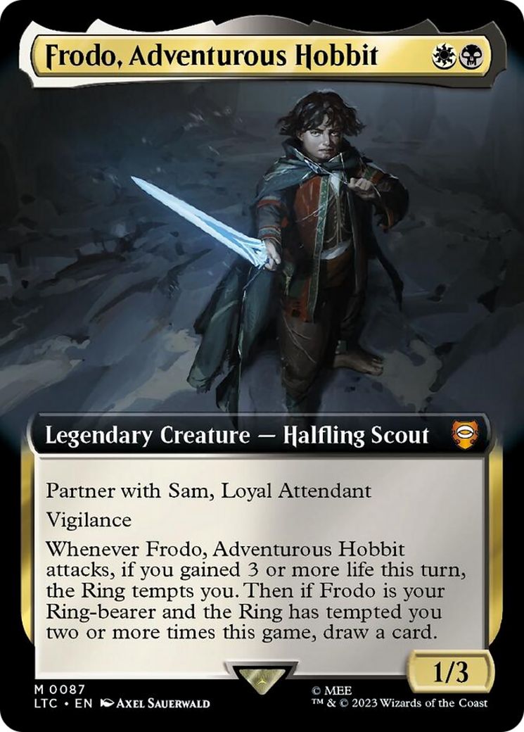 Frodo, Adventurous Hobbit (Extended Art) [The Lord of the Rings: Tales of Middle-Earth Commander] | Magic Magpie