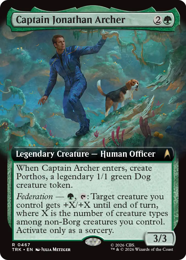 Captain Jonathan Archer (Extended Art) [Star Trek] | Magic Magpie