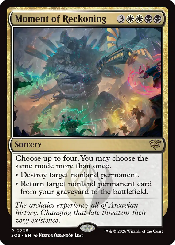 Moment of Reckoning [Secrets of Strixhaven] | Magic Magpie
