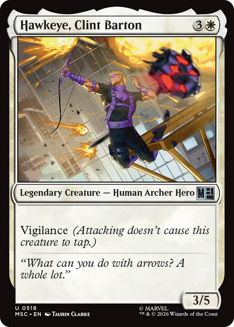 Hawkeye, Clint Barton (0518) [Marvel Super Heroes Commander] | Magic Magpie