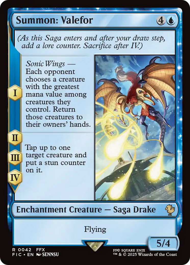 Summon: Valefor [FINAL FANTASY Commander] | Magic Magpie