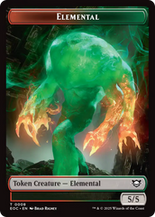 Insect // Elemental (0008) Double-Sided Token [Edge of Eternities Commander Tokens] | Magic Magpie