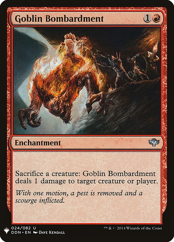 Goblin Bombardment [Mystery Booster] | Magic Magpie