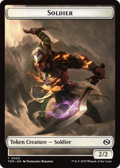 Goblin // Solider (0004) Double-Sided Token [Tarkir: Dragonstorm Commander Tokens] | Magic Magpie