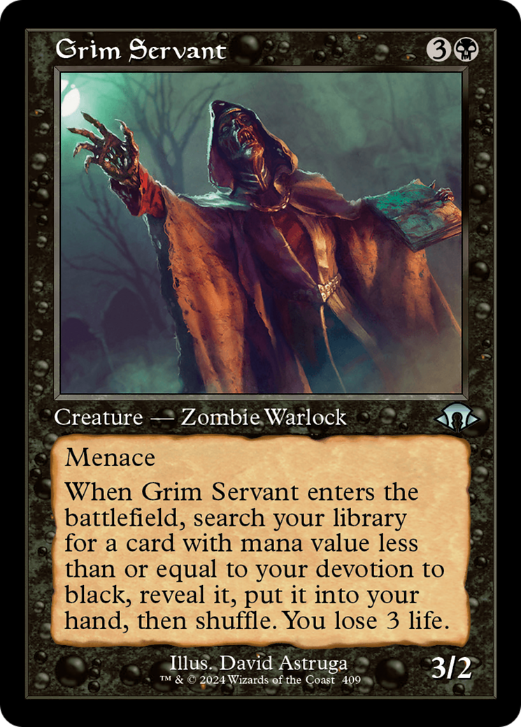 Grim Servant (Retro) [Modern Horizons 3] | Magic Magpie