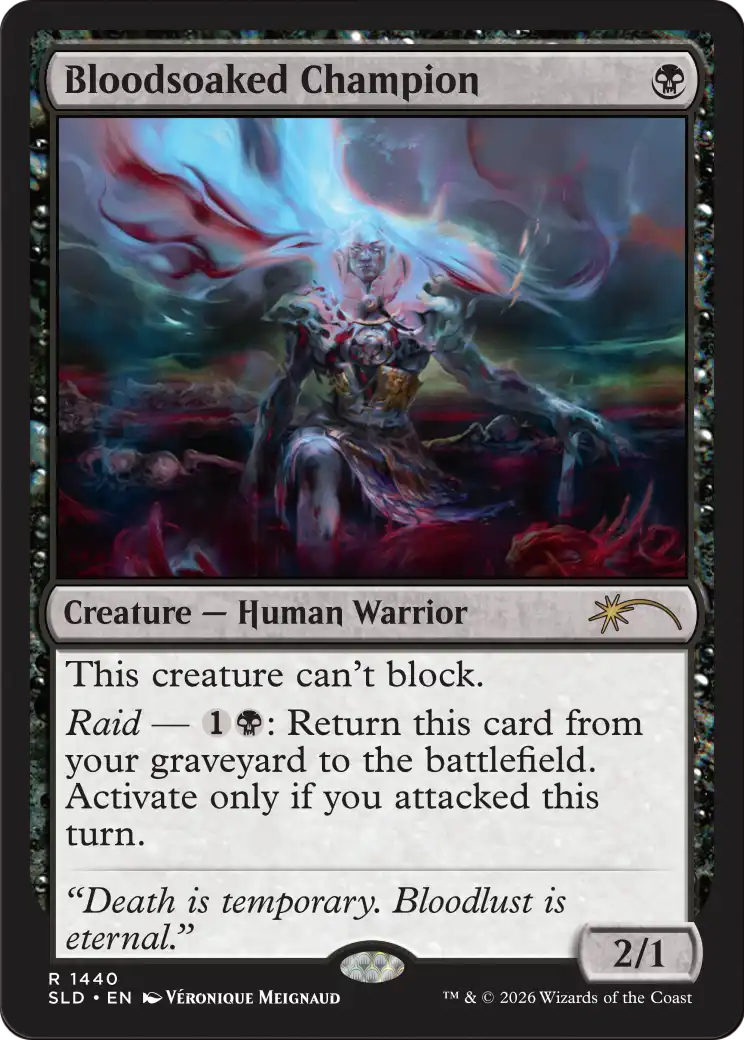 Bloodsoaked Champion [Secret Lair Drop Series] | Magic Magpie