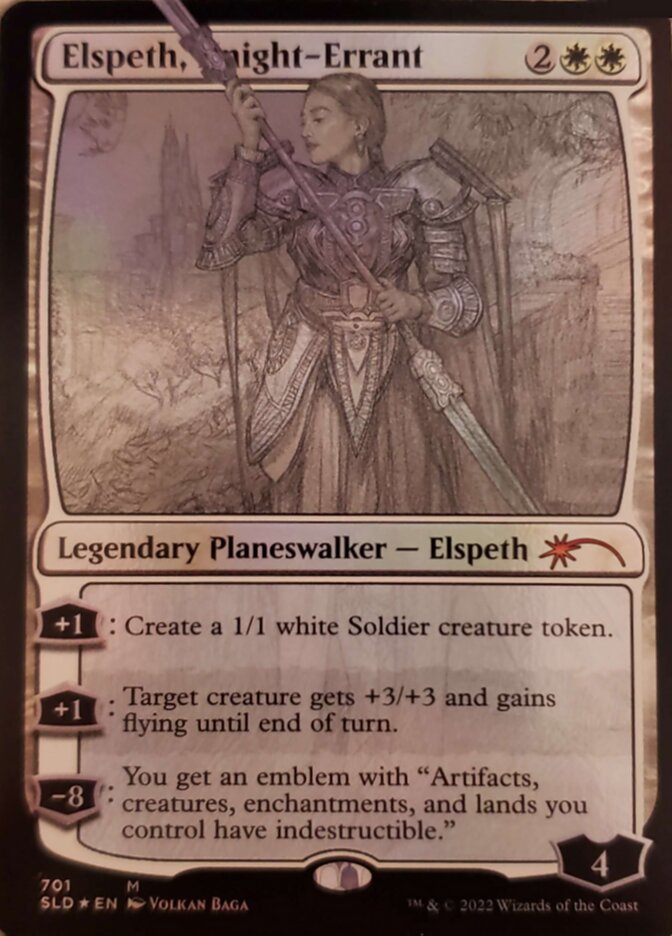 Elspeth, Knight-Errant (Sketch) [Secret Lair Drop Promos] | Magic Magpie