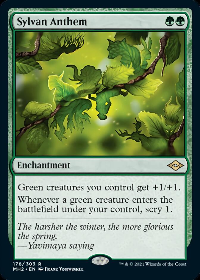 Sylvan Anthem [Modern Horizons 2] | Magic Magpie