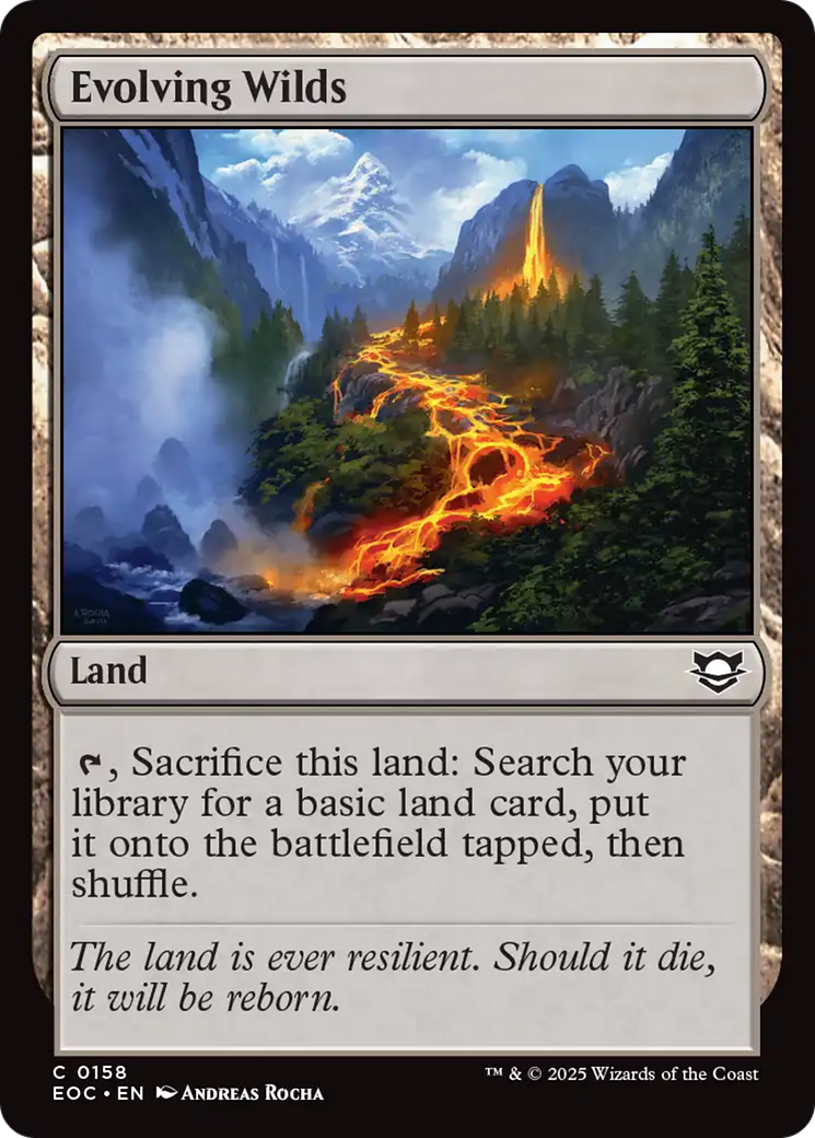 Evolving Wilds [Edge of Eternities Commander] | Magic Magpie