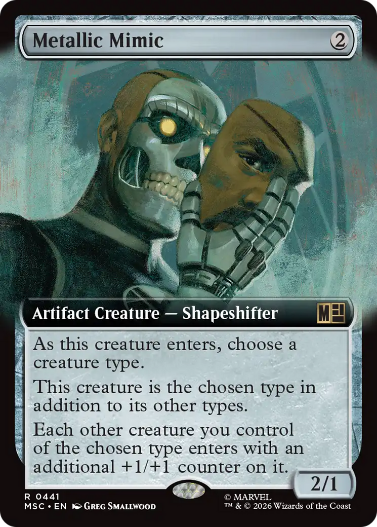 Metallic Mimic (Extended Art) [Marvel Super Heroes Commander] | Magic Magpie
