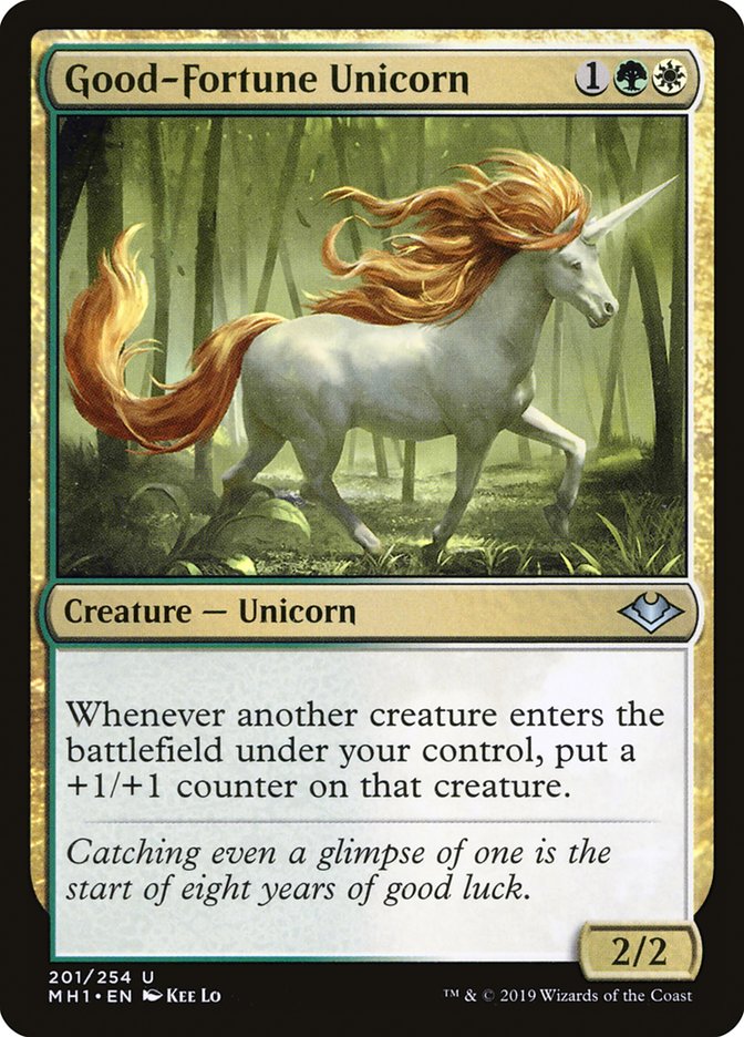 Good-Fortune Unicorn [Modern Horizons] | Magic Magpie