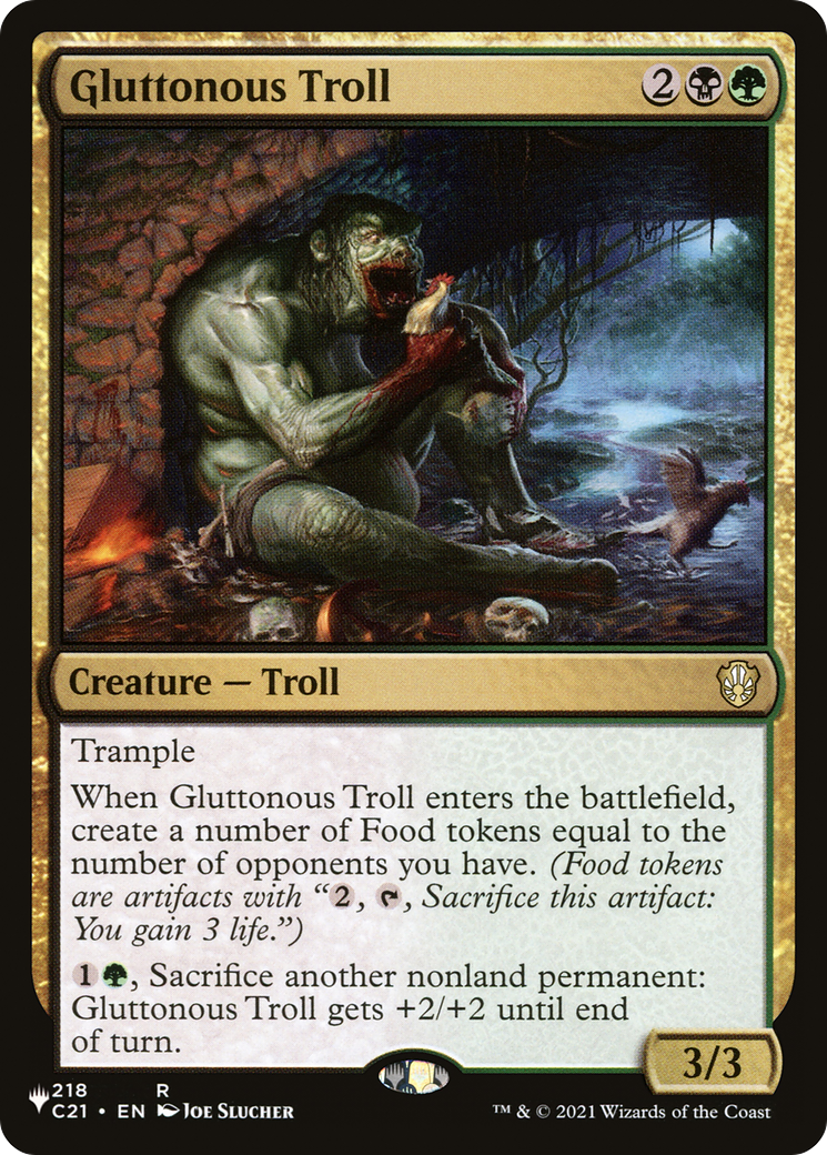 Gluttonous Troll [The List] | Magic Magpie