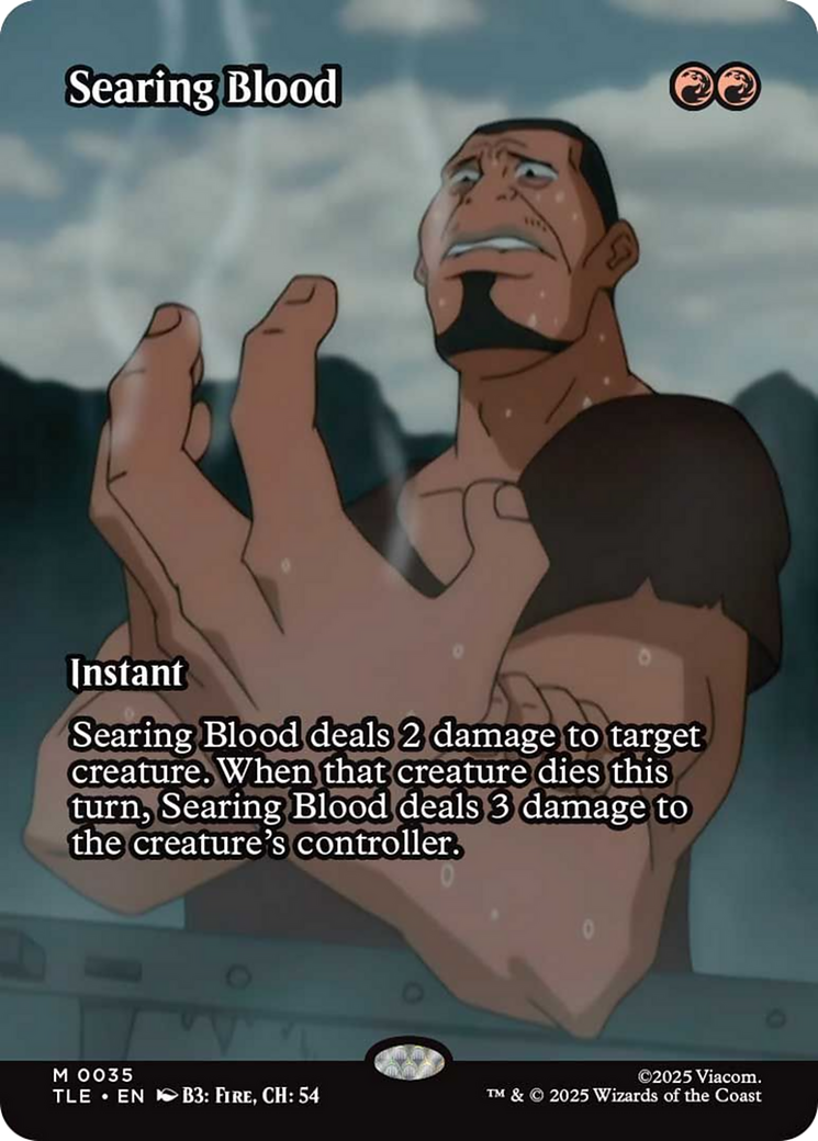 Searing Blood (Borderless) [Avatar: The Last Airbender: Eternal-Legal] | Magic Magpie