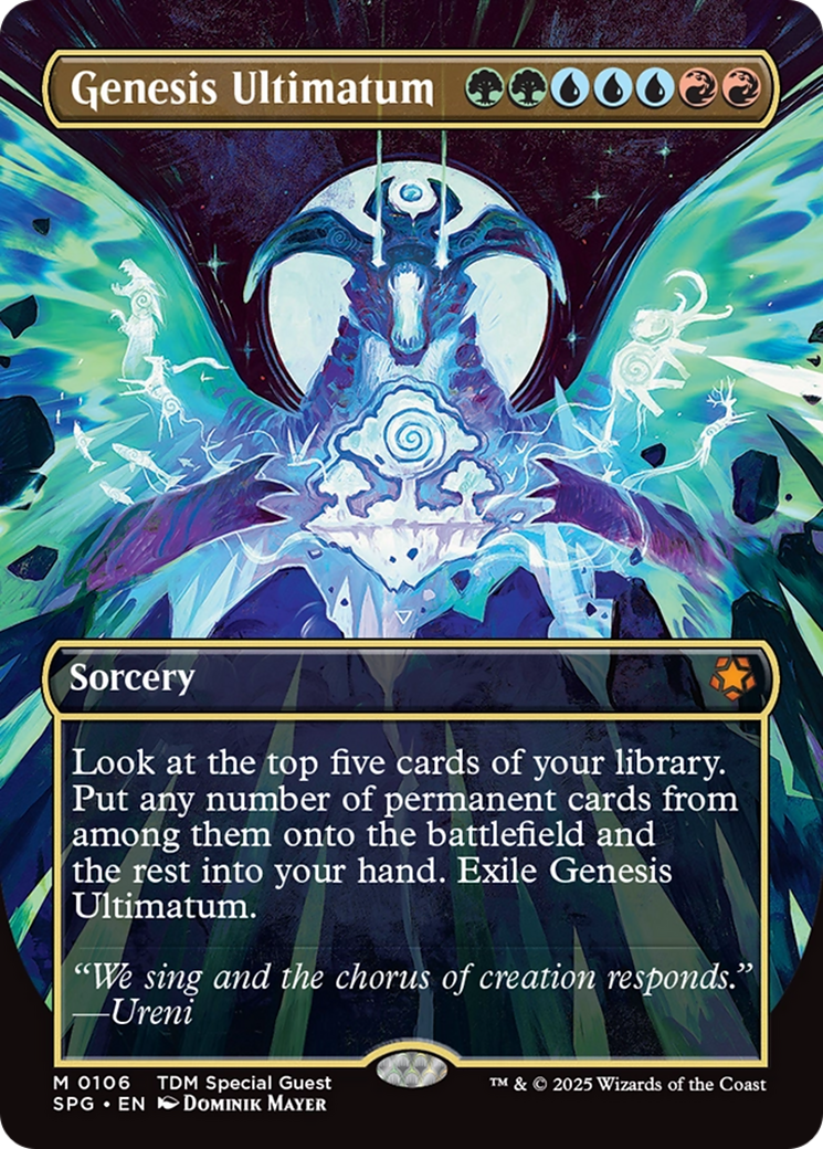 Genesis Ultimatum (Borderless) [Tarkir: Dragonstorm Special Guests] | Magic Magpie