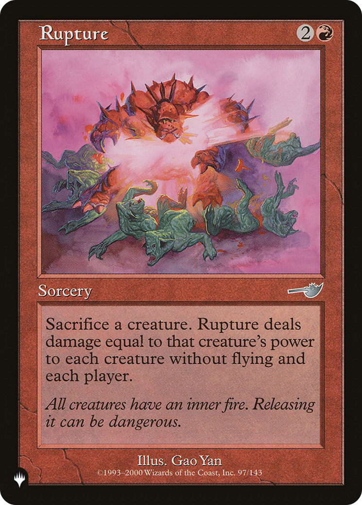 Rupture [The List] | Magic Magpie
