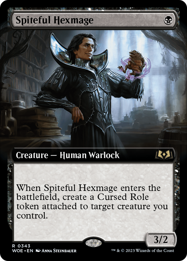 Spiteful Hexmage (Extended Art) [Wilds of Eldraine] | Magic Magpie