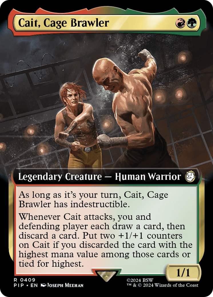 Cait, Cage Brawler (Extended Art) [Fallout] | Magic Magpie