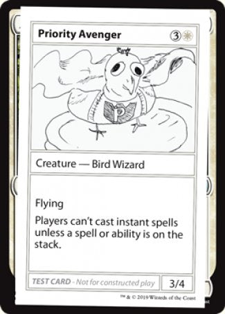 Priority Avenger (2021 Edition) [Mystery Booster Playtest Cards] | Magic Magpie