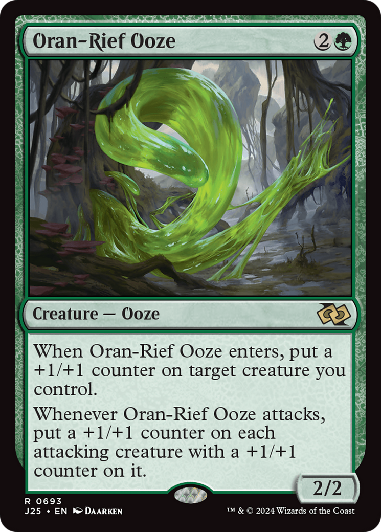 Oran-Rief Ooze [Foundations Jumpstart] | Magic Magpie