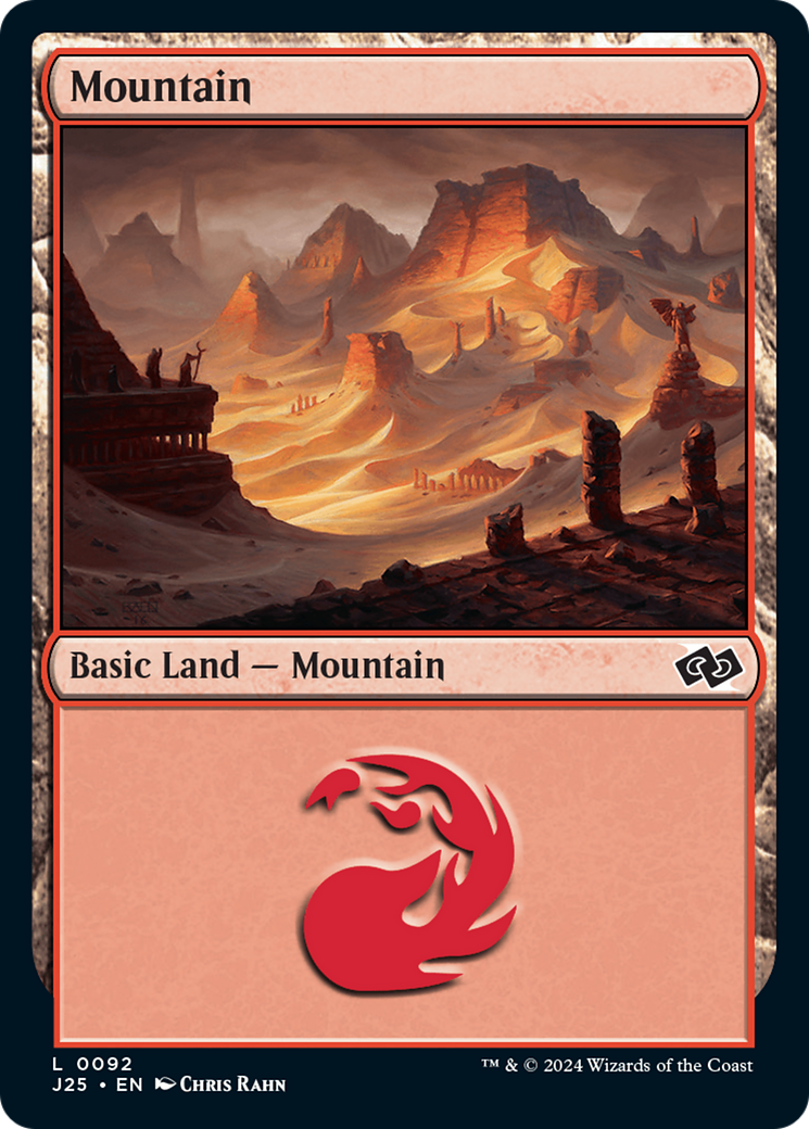 Mountain (92) [Foundations Jumpstart] | Magic Magpie