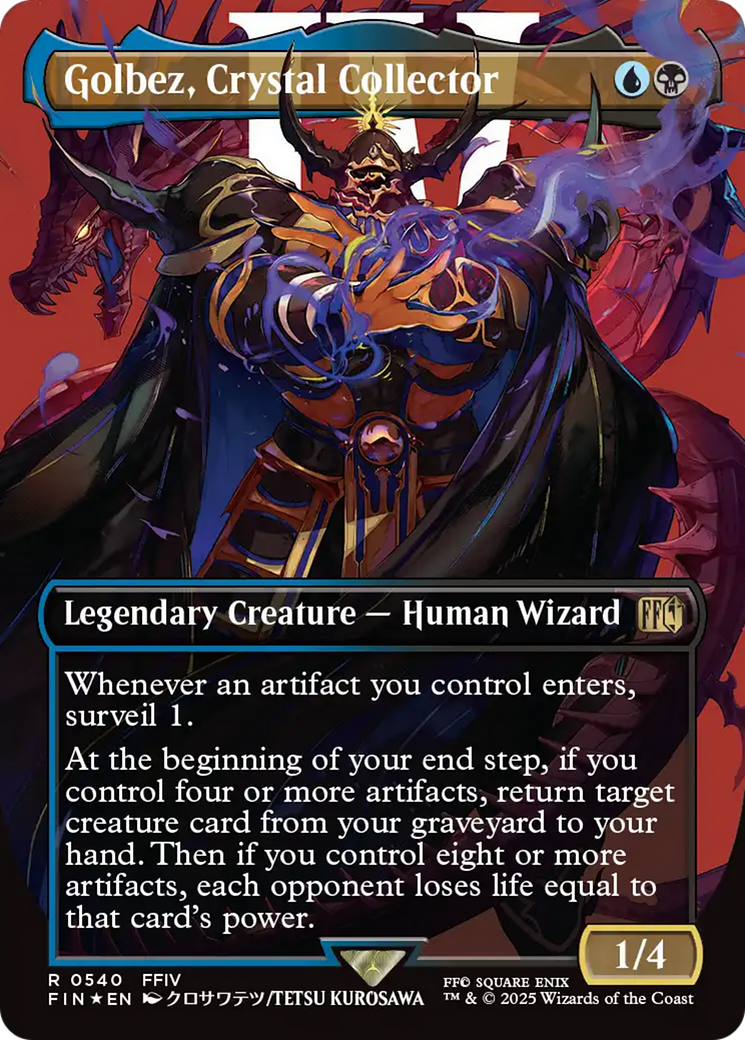 Golbez, Crystal Collector (Borderless) (Surge Foil) [FINAL FANTASY] | Magic Magpie