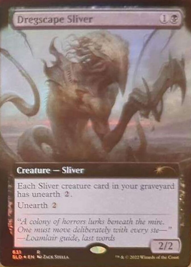 Dregscape Sliver (Extended Art) [Secret Lair Drop Promos] | Magic Magpie