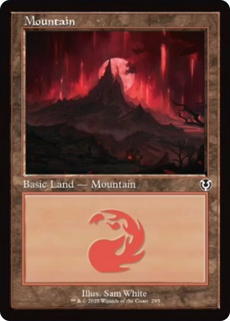 Mountain (295) (Retro Frame) [Innistrad Remastered] | Magic Magpie