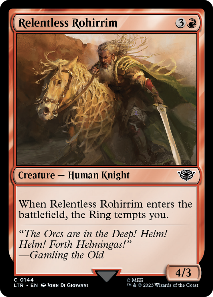 Relentless Rohirrim [The Lord of the Rings: Tales of Middle-Earth] | Magic Magpie
