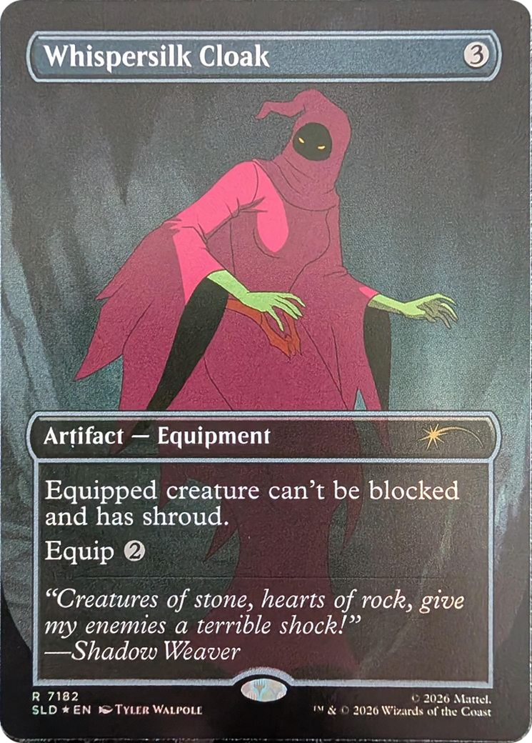 Whispersilk Cloak (7182) [Secret Lair Drop Series] | Magic Magpie