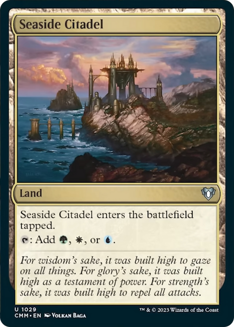 Seaside Citadel [Commander Masters] | Magic Magpie