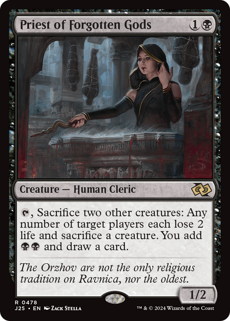 Priest of Forgotten Gods [Foundations Jumpstart] | Magic Magpie
