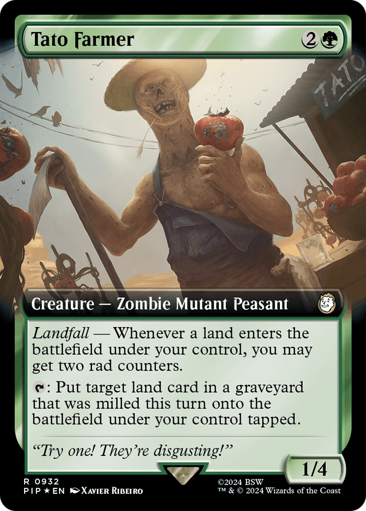 Tato Farmer (Extended Art) (Surge Foil) [Fallout] | Magic Magpie